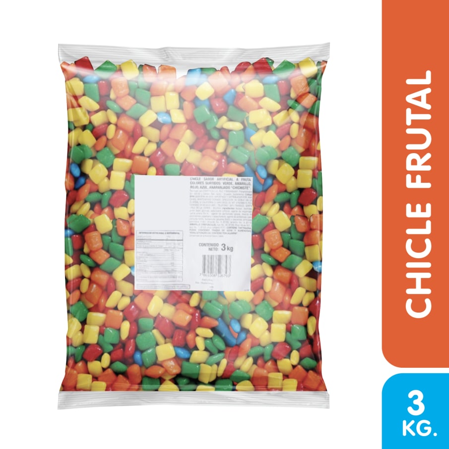 PASTILLA VENDING TUTTI FRUTI 3KG X 8FxP RV1