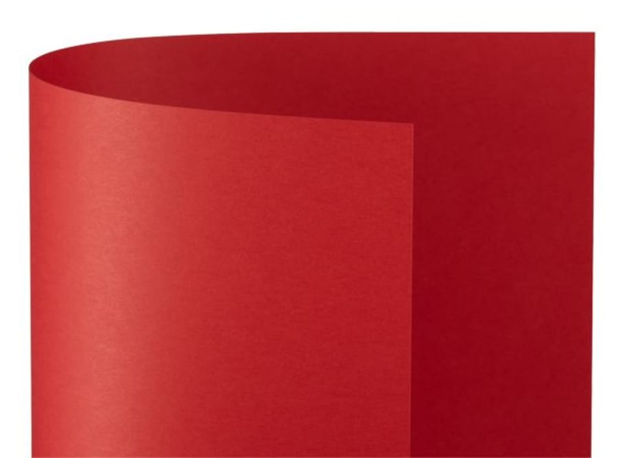 6000148 - PAQ. 125H 200GSM BURANO LUCE ROSSO SCARLATTO 70X100CM