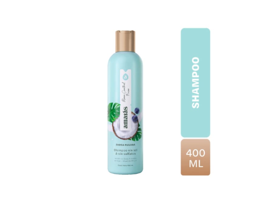 AMARAS SHAMPOO RIZOS CONTROL FRIZZ X 400ML(DIOSA RULOSA) 