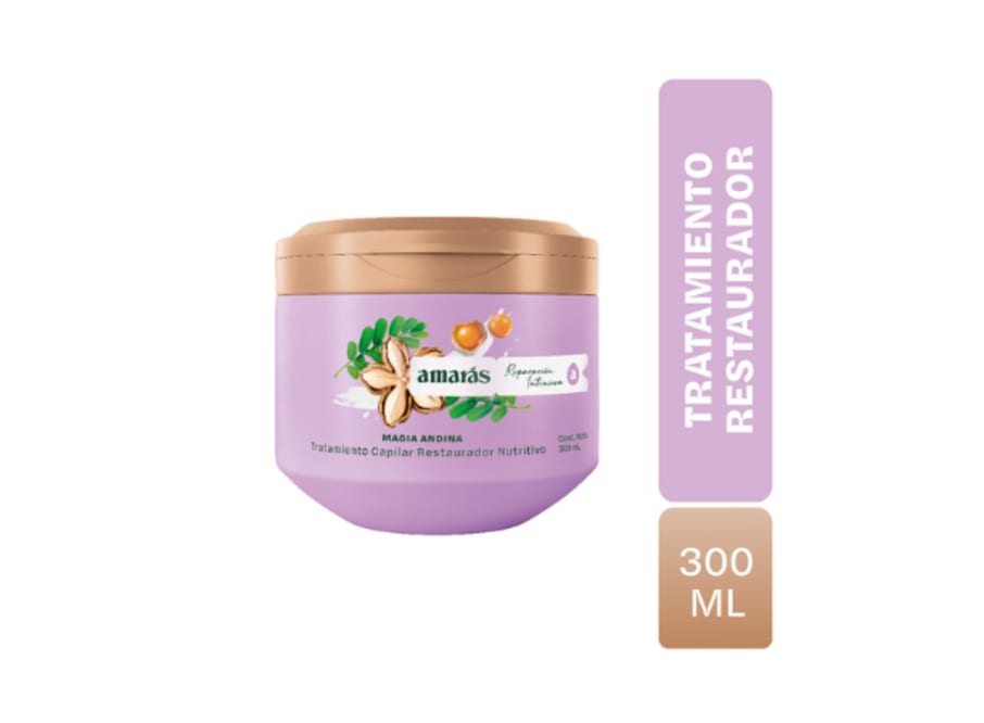 AMARAS TRATAMIENTO CAPILAR  REPARACION INTENSIVA X 300 ML(MAGIA ANDINA)        