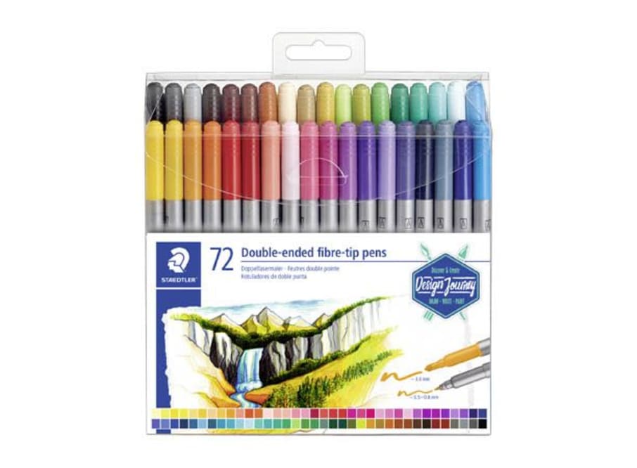 ROT. DOBLE PUNTA DE FIBRA 72 COLORES - DJ