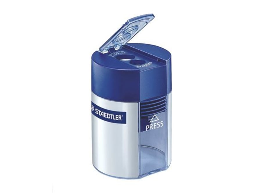 TAJADOR STAEDTLER C/DEPOSITO REDONDO DOBLE