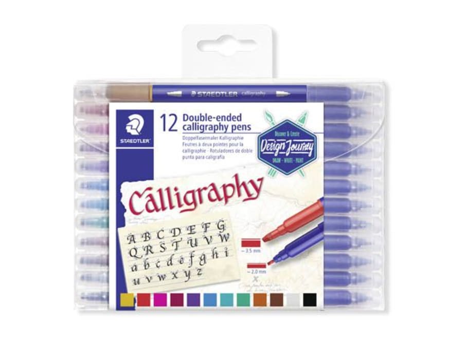 ROT. CALIGRAFIA DOBLE PUNTA 12 COLORES