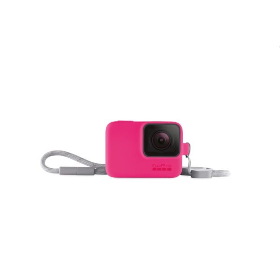 Protector Sleeve + Lanyard HERO7 Black - Pink