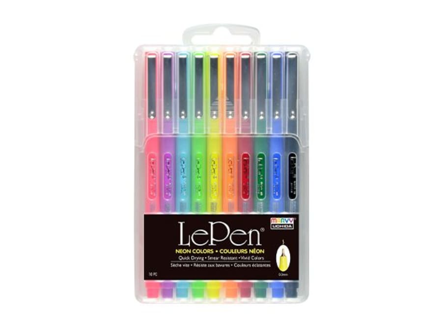 SET 10 PZA. LE PEN NEON MIX SET