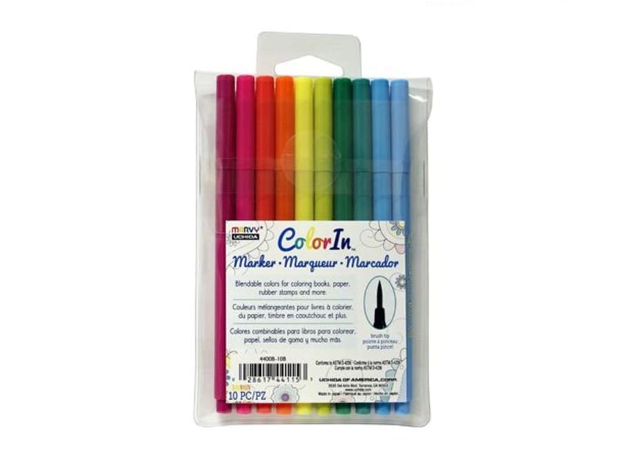 SET 10 PZA. COLORIN MARKER FINE BRIGHT SET
