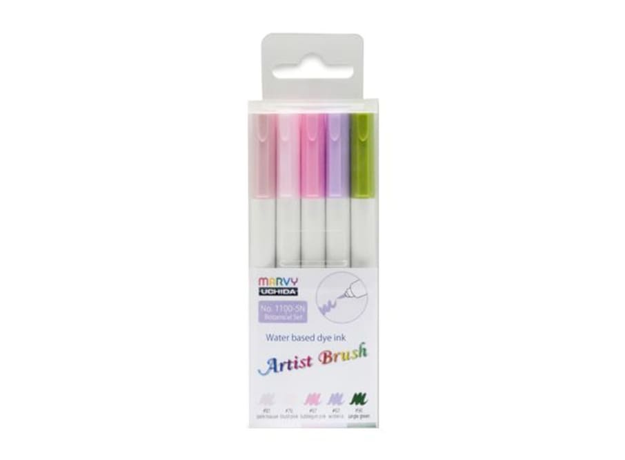 SET 5 PZA. ARTIST BRUSH BOTANICAL SET