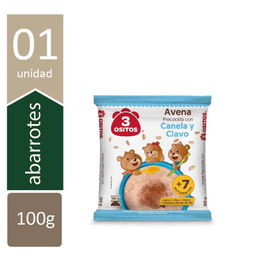 AVENA CANELA Y CLAVO 100 GR