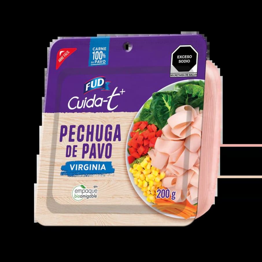 Pechuga De Pavo Virginia Fud Cuida-T 200Gr