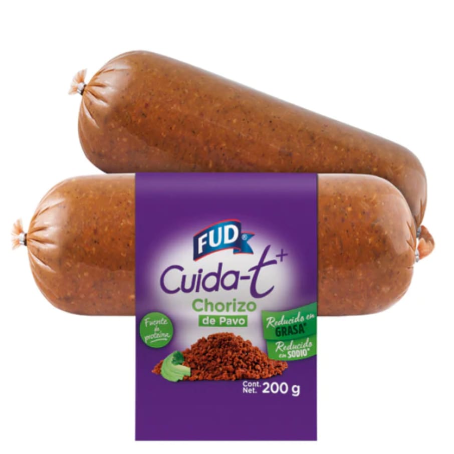 Chorizo De Pavo Cuidate+ Fud 200Grs