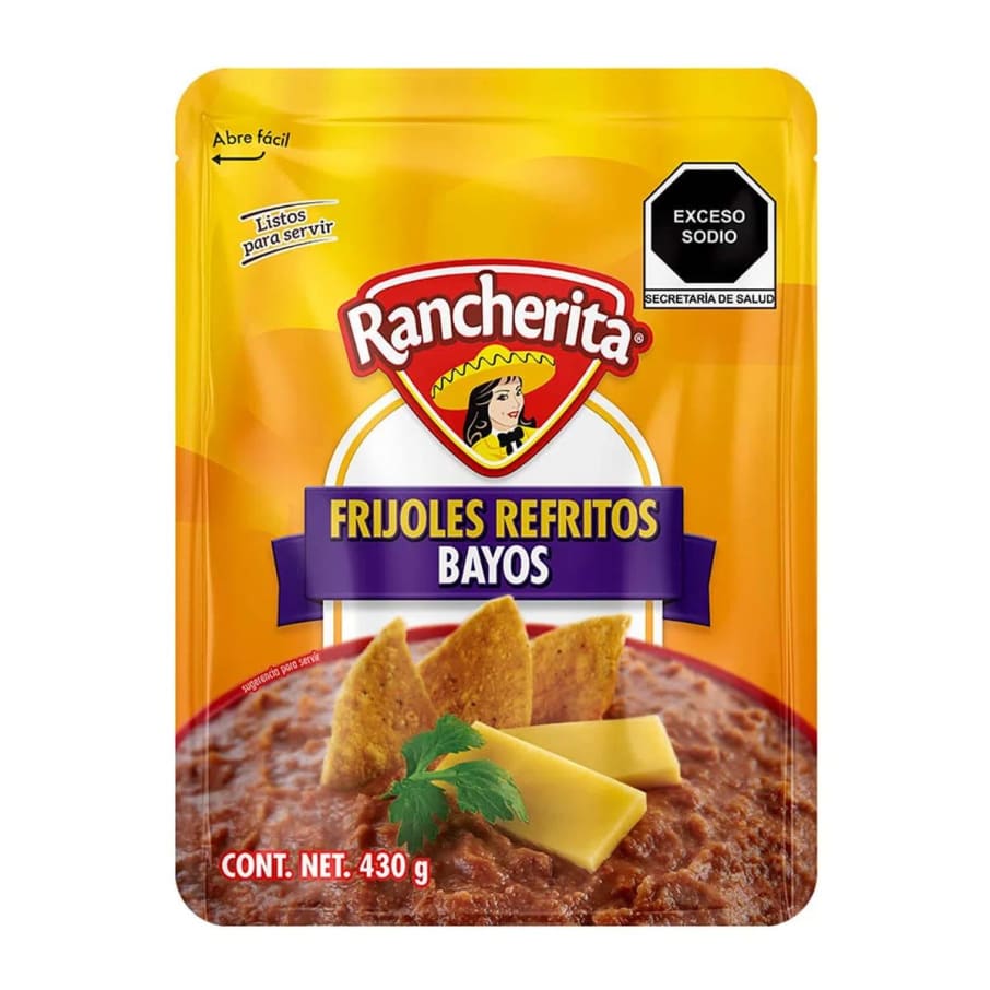 Frijoles Rancherita Bayos Refritos 430 Gr Pouch