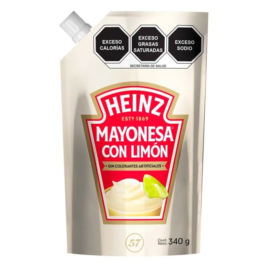 Mayonesa Heinz Limon 340 Gr Doypack