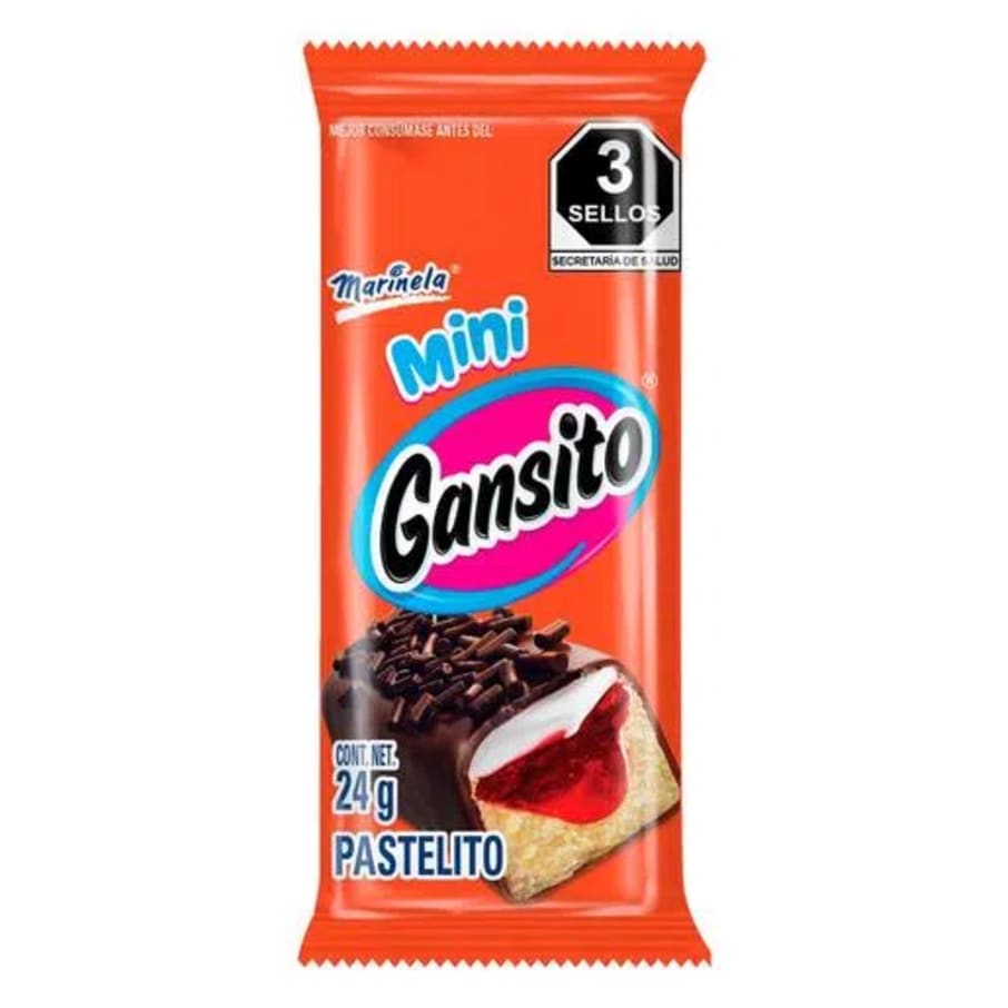 Mini Gansito Marinela 24 G