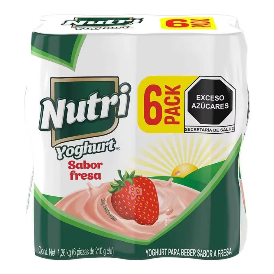 Nutriyoghurt Six Beb Fresa 210Gr