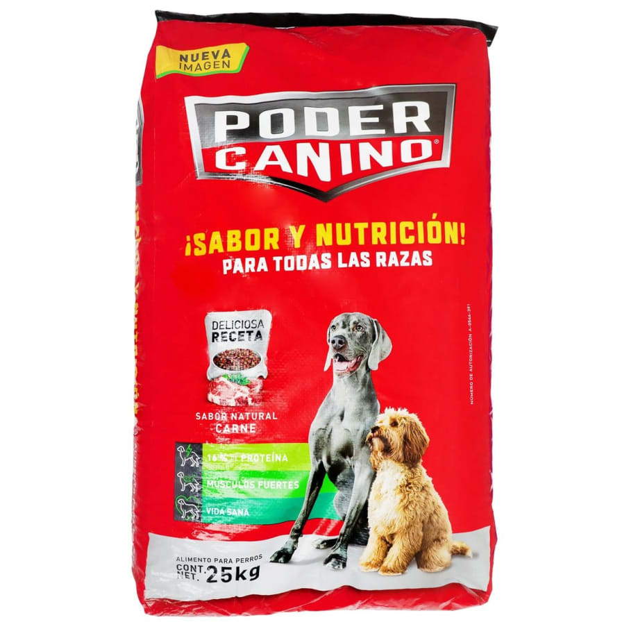 Alimento P/Perro Poder Canino 25 Kg