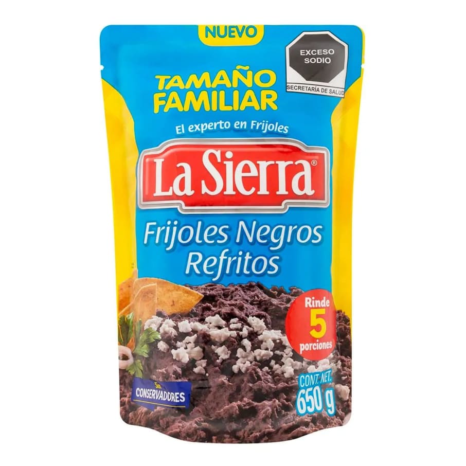 Frijoles La Sierra Negros Pouch 650 Gr