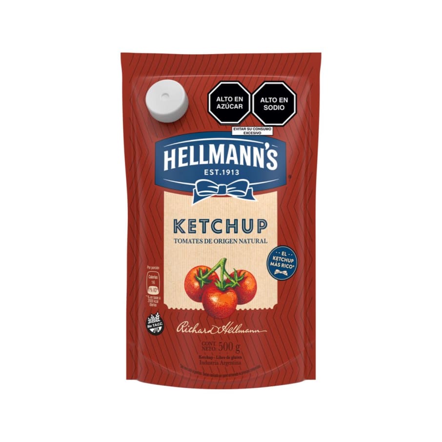 HELLMANN'S KETCHUP ORIGINAL DOYPACK 500G