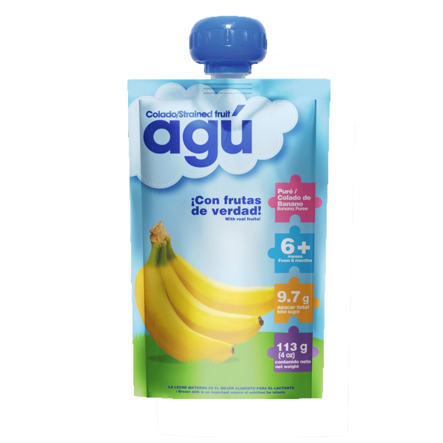 AGU COLADO BANANO DP X 113 GR 