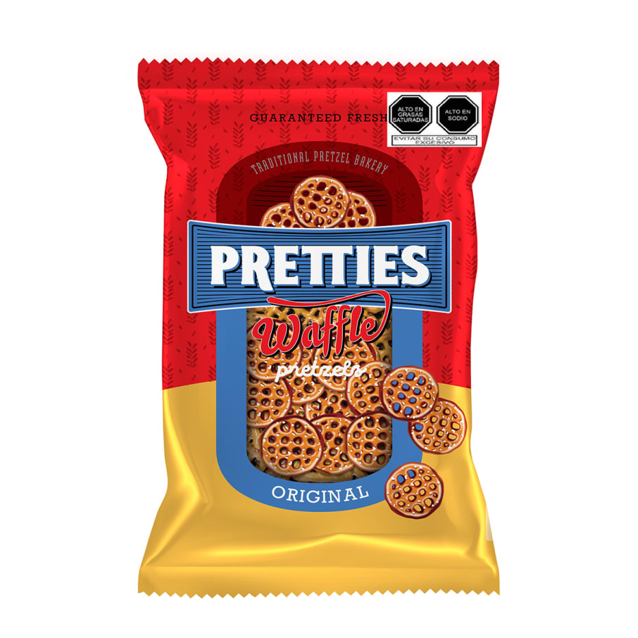 PRETTIES PRETZELS WAFFLE 255G