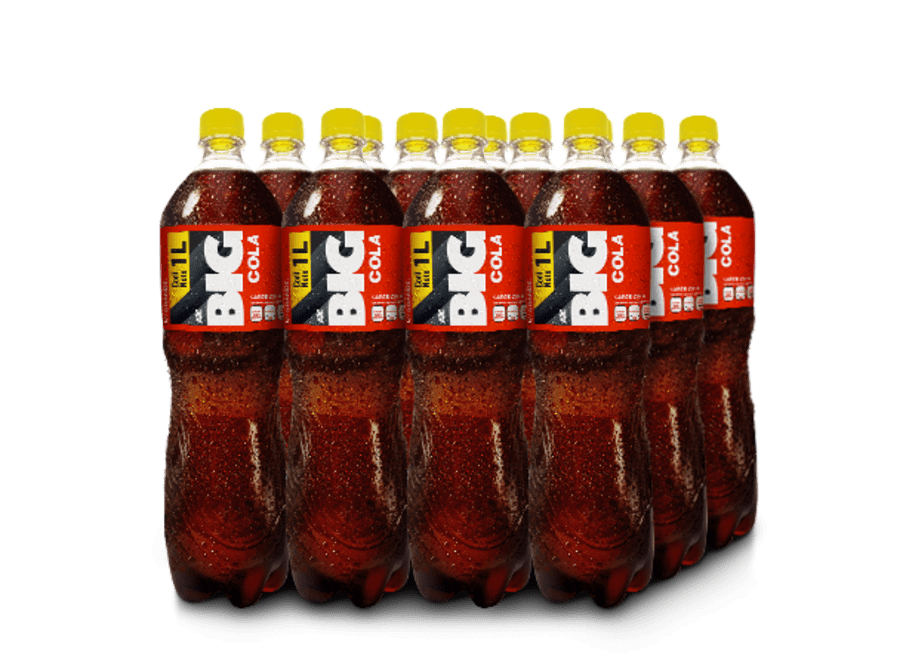 BIG COLA PET NO RETORNABLE 1000 ml 12 pack