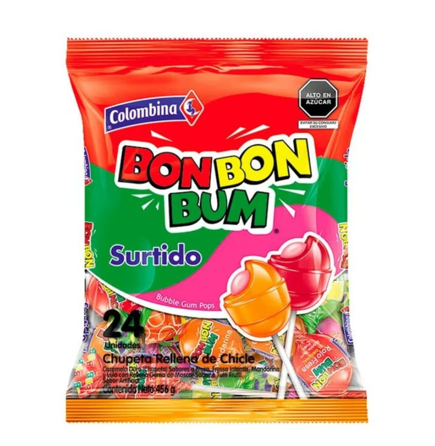 BON BON BUM SURTIDO (24und/19g)