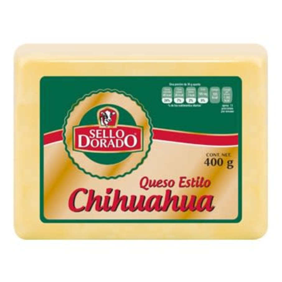 Queso Chihuahua Sello Dorado 400Grs