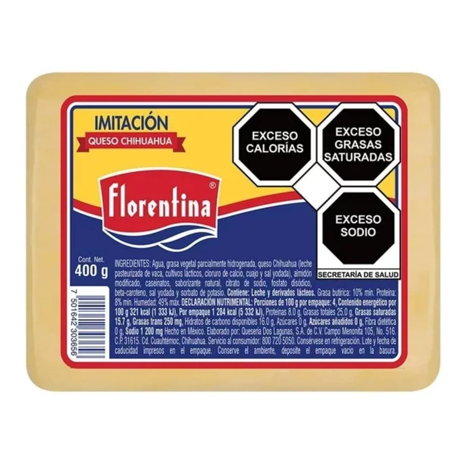 Queso Chihuahua La Florentina 400Grs