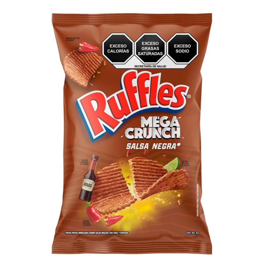 Papas Ruffles Mc Salsa Negra 38Grx50X1