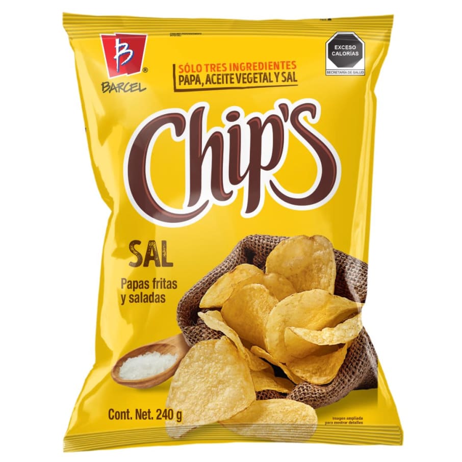 Papas Chips Sal De Mar 240G