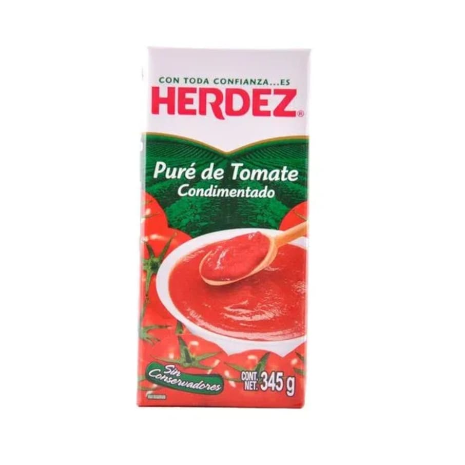 Pure De Tomate Herdez Condimentado 345 Gr