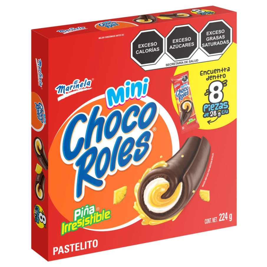 Mini Choco Rol 8 Pzs. 224 Gr.