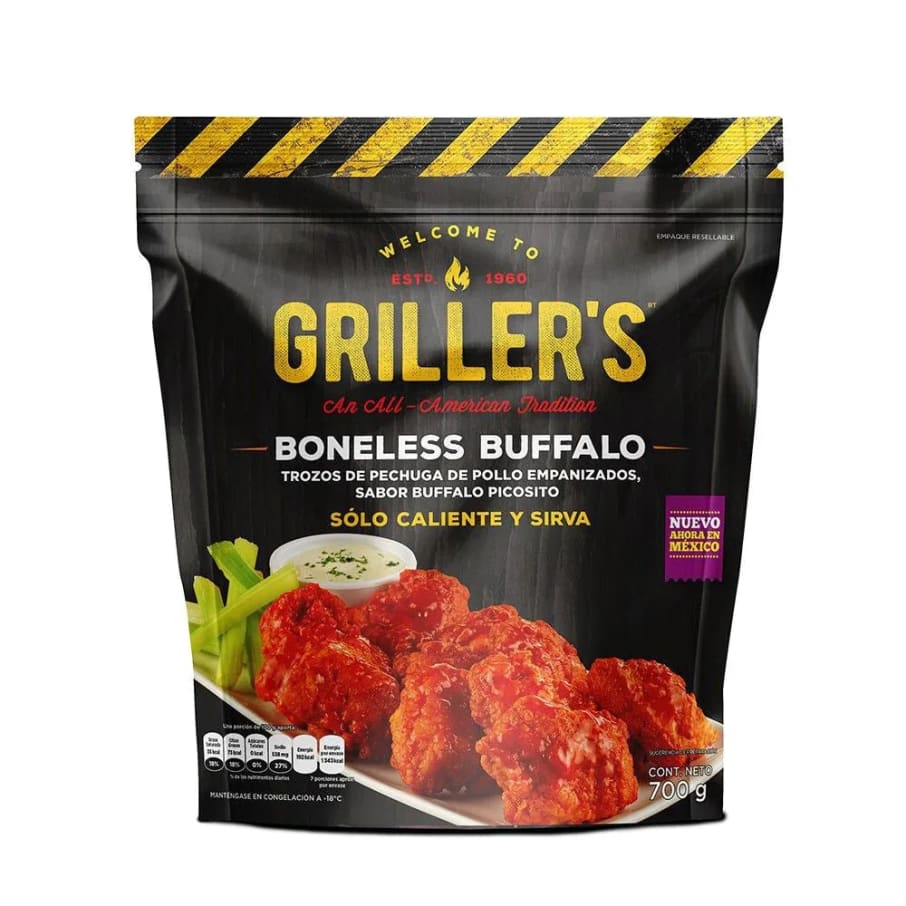 Boneless Buffalo Grillers 700Grs