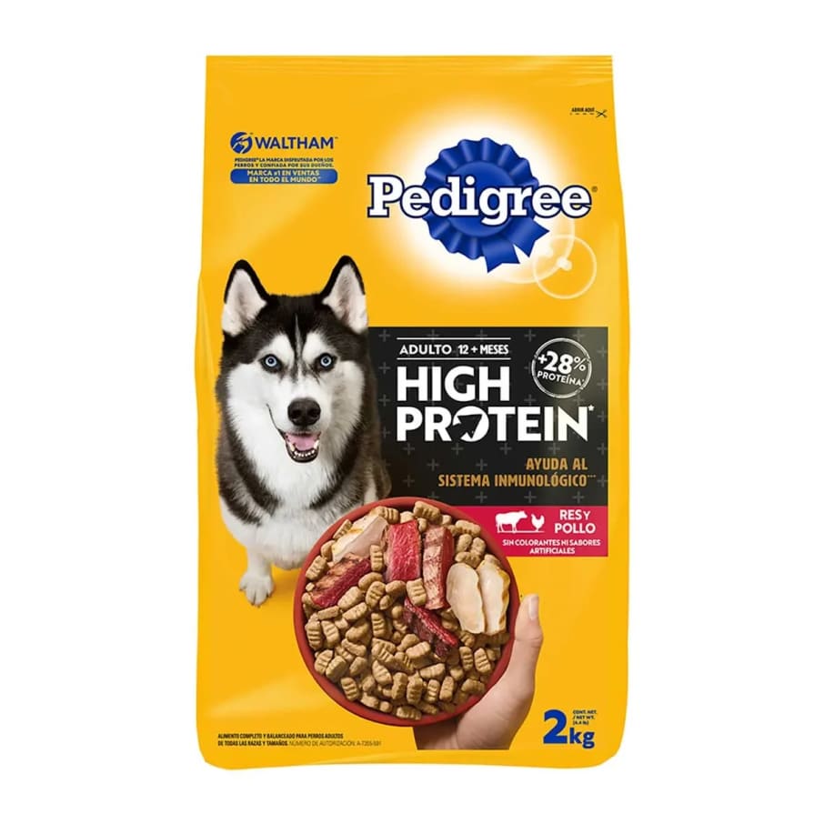 Alimento Pedigree Adulto High Protein 2 Kg