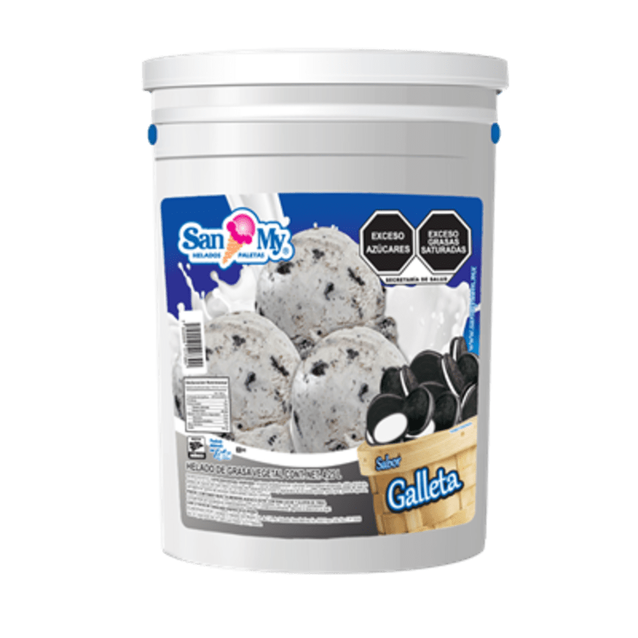 Helado De Crema Sabor Galleta Sanmy 4.25 Lt