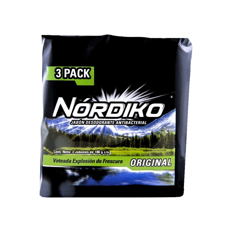 Jabon Nordiko 3 Pack C/100 Grs