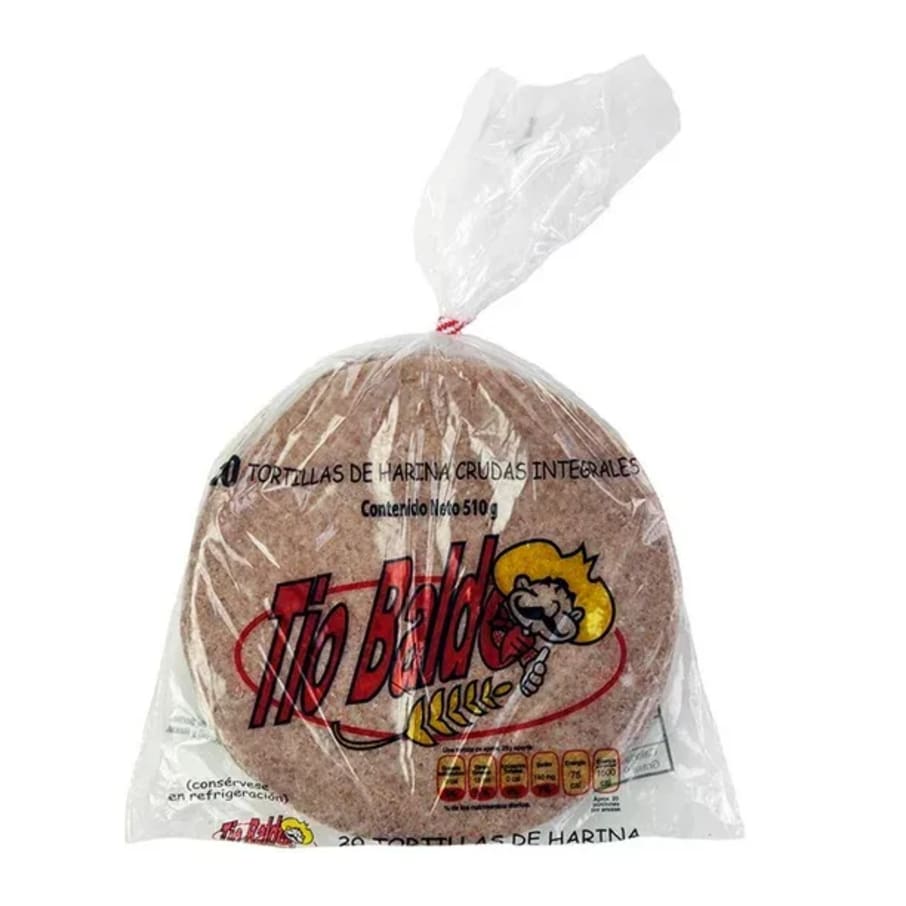 Tortilla De Harina Tio Baldo Integral 500Grs.