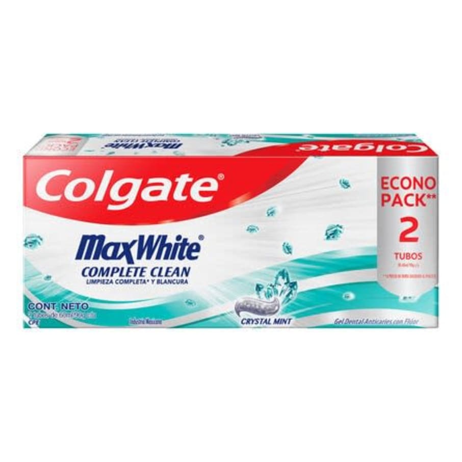 Pasta Dental Colgate Max White 2 X60 Ml Todas