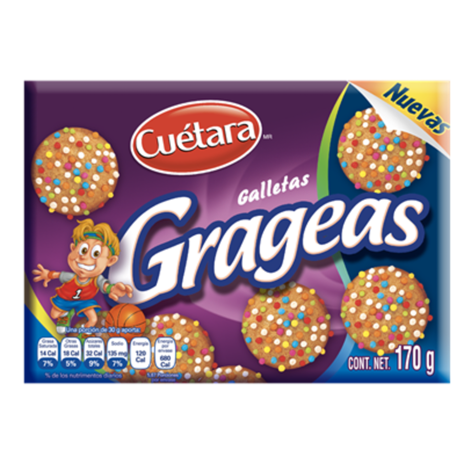 Galletas Cuetara Grageas 170 Gr