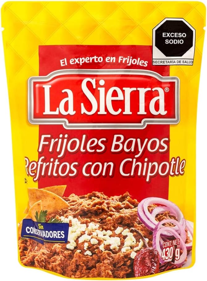 Frijoles La Sierra Con Chipotle 430 Gr Pouch