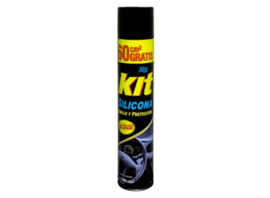 Kit Silicona Aerosol 420cc para autos