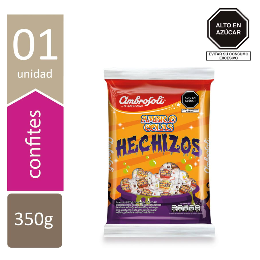 AMBRUJOS CARAMELOS HECHIZOS COLAS 350 G