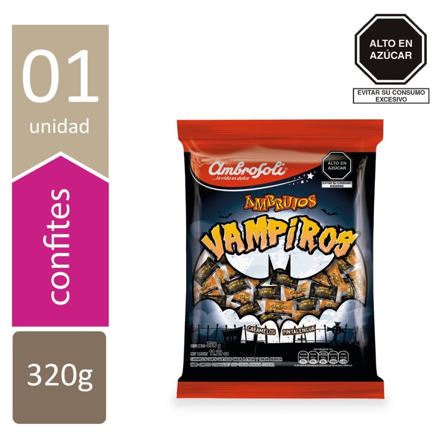 AMBRUJOS CARAMELOS VAMPIROS 320 GR