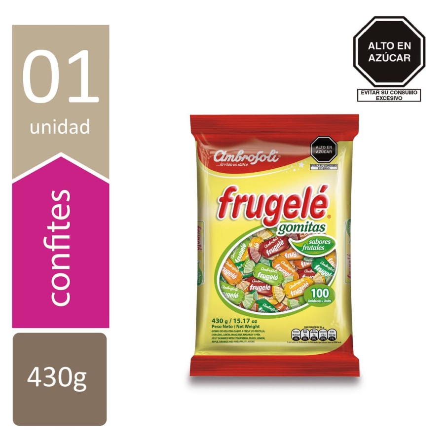 GOMAS FRUGELE BOLSA 430GR 