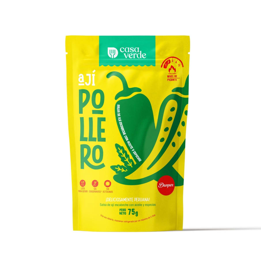 casa verde aji pollero 75gr