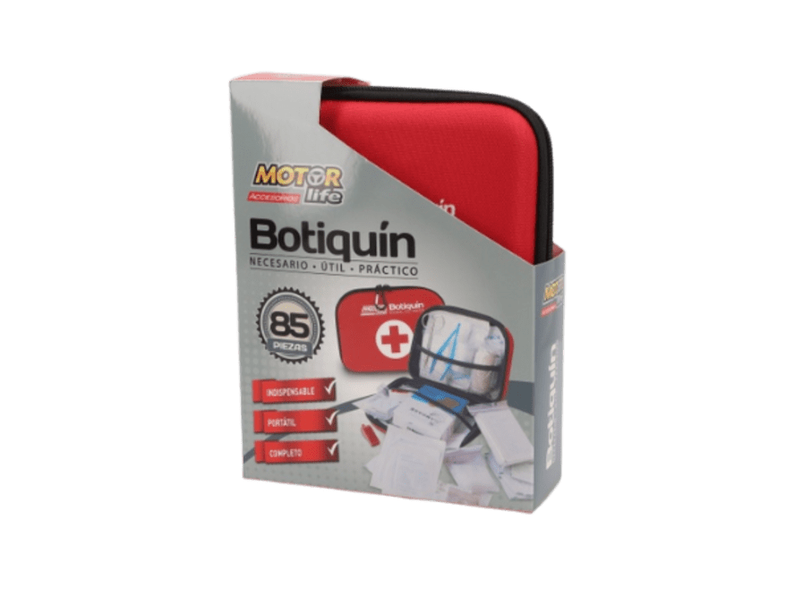 Botiquín 85 piezas Motorlife