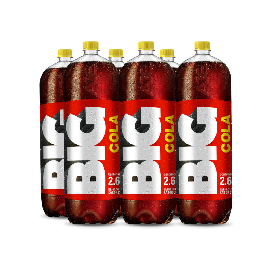  BIG COLA PET NO RETORNABLE 2600 ML 6                            