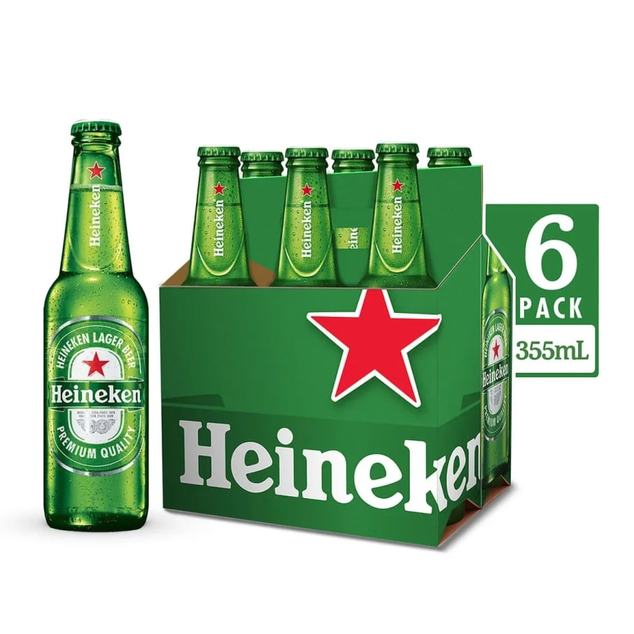 Cerveza Heineken Botella Six 355 Ml.