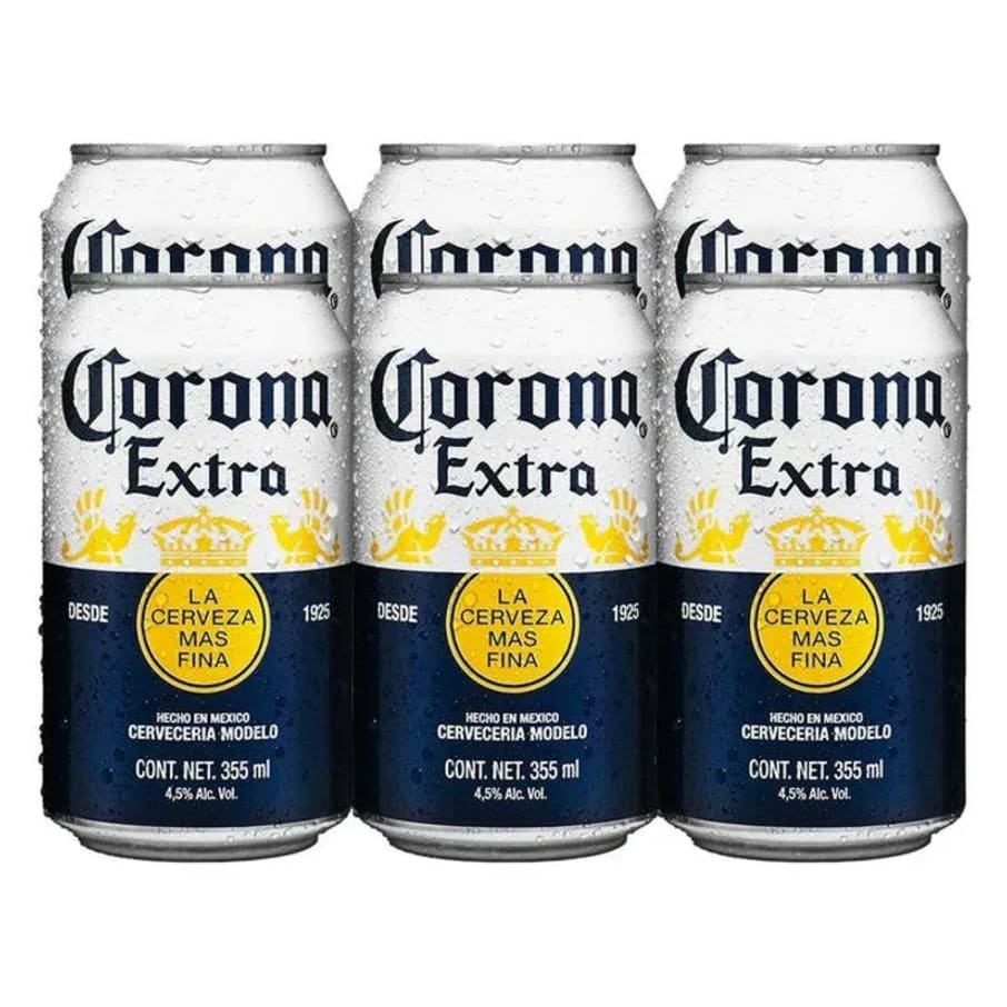 Cerveza Corona Bote 335 Mls. Six Pack