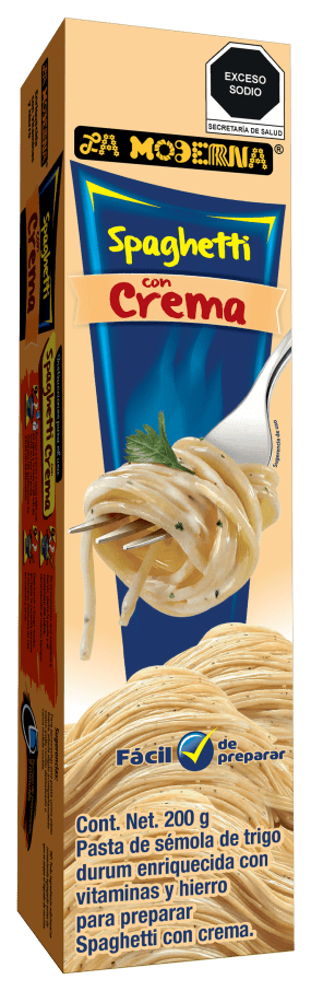 Spaghetti Con Crema La Moderna