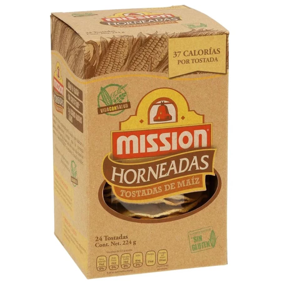 Tostada Mission Light 240 Gr Caja Hexagonal.